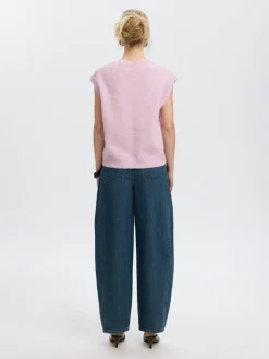 Selected Femme naisten neuleliivi Lulu Brushed Knit Vest, Winsome Orchid