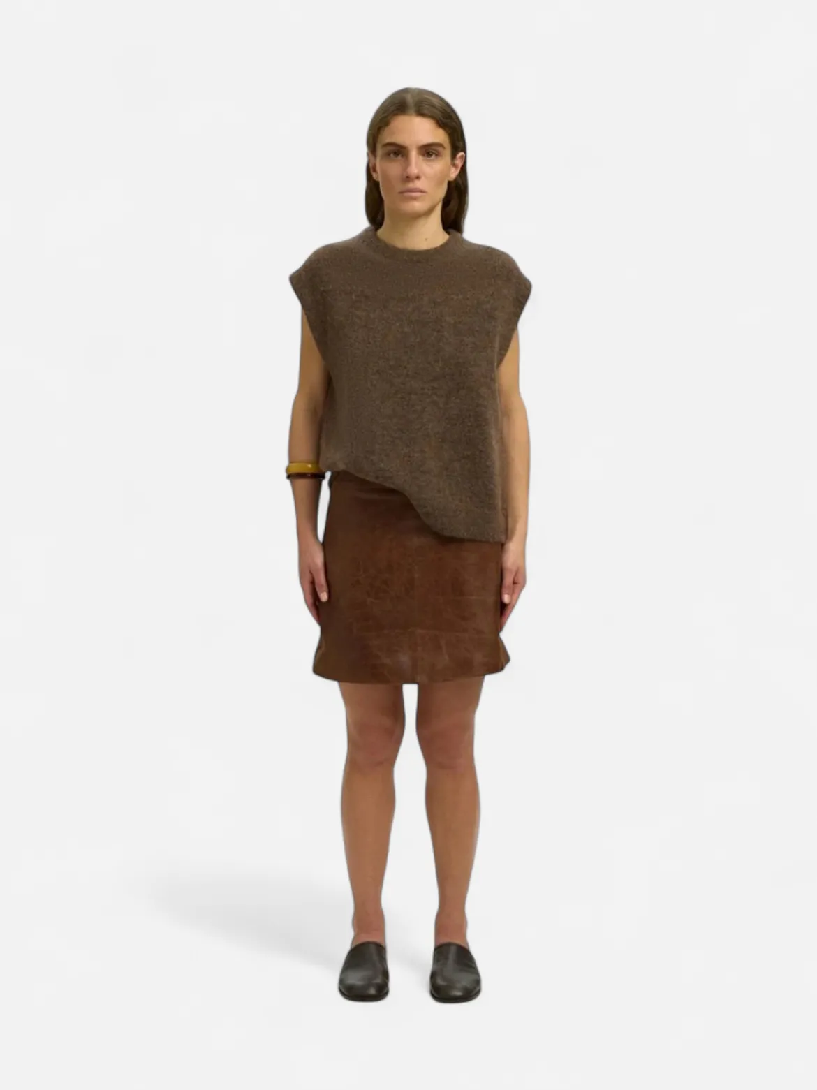 Selected Femme naisten neuleliivi Lulu Sl Knit Vest, Dachshund Melange