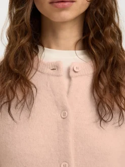 Selected Femme naisten neuletakki SLFLULU NEW LS KNIT CARDIGAN, Pale Dogwood Melange