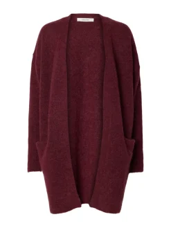 Selected Femme naisten neuletakki Lulu, Tawny Port