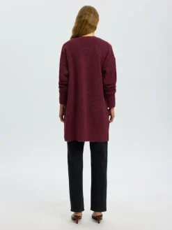Selected Femme naisten neuletakki Lulu, Tawny Port