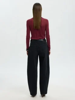 Selected Femme naisten neulepusero Wendy, Tawny Port