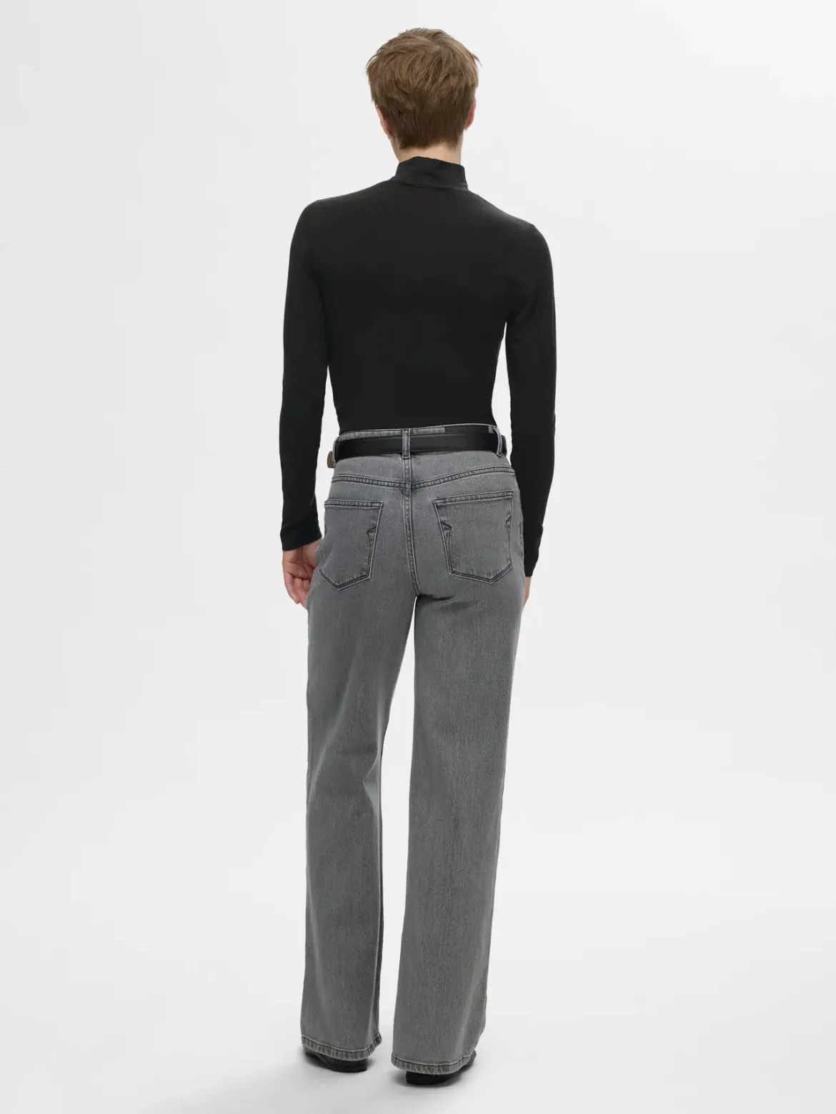 Selected Femme Naisten Paita, SLFMANJA LS HIGH NECK NOOS Black