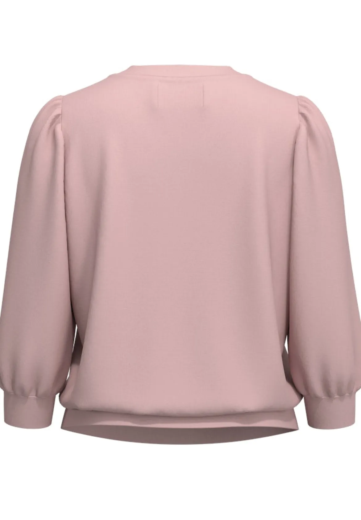 Selected Femme Naisten Pusero, SLFTENNY 3/4 SWEAT TOP NOOS Vaaleanpunainen