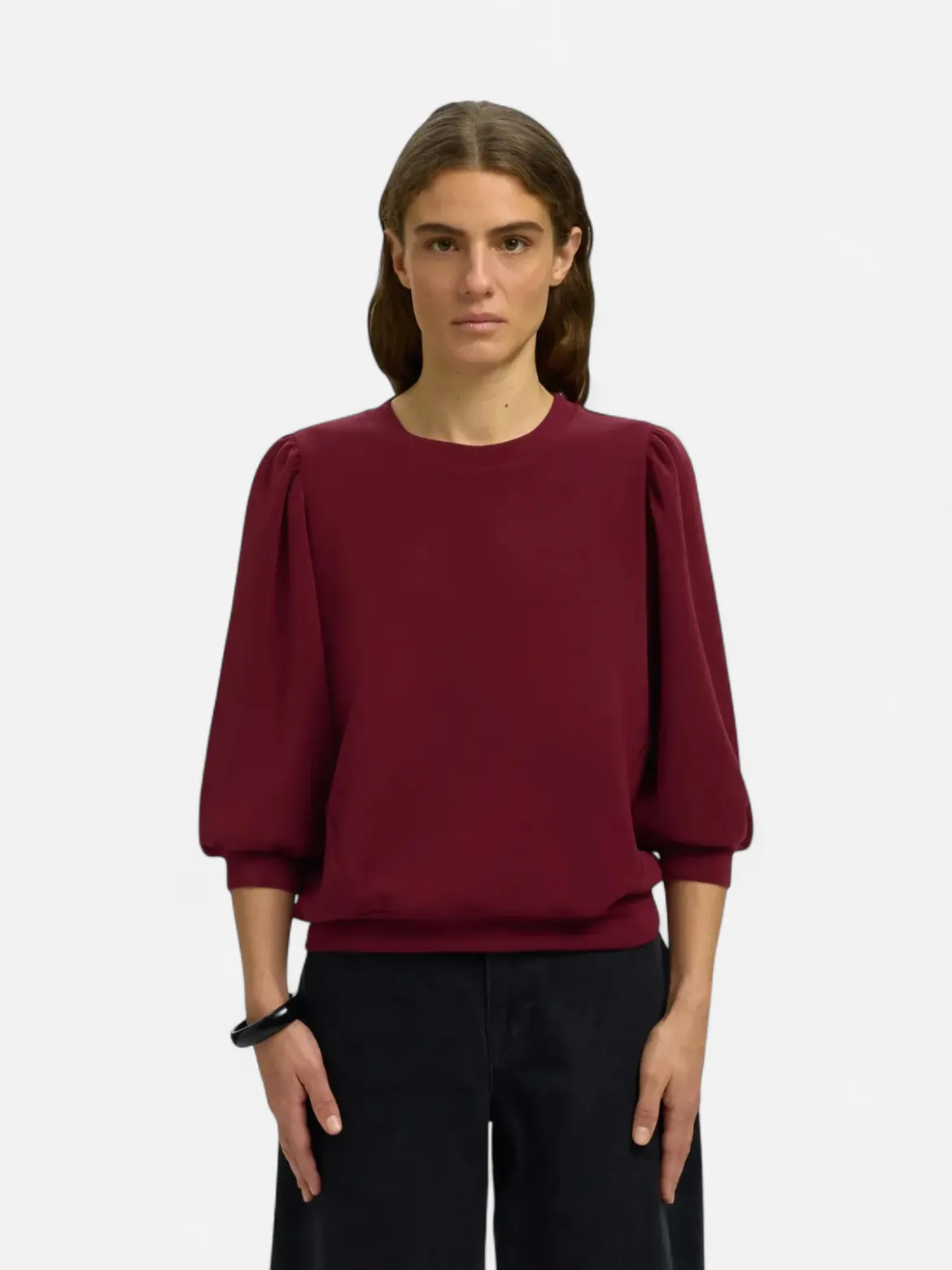 Selected Femme naisten pusero Tenny, Tawny Port