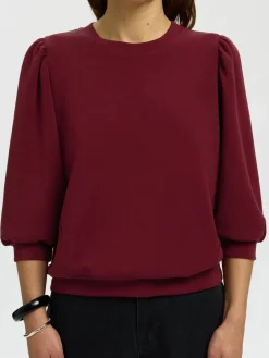 Selected Femme naisten pusero Tenny, Tawny Port