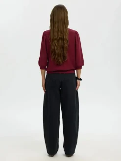 Selected Femme naisten pusero Tenny, Tawny Port