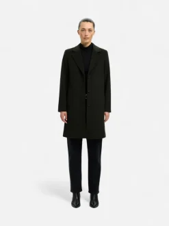 Selected Femme naisten takki, SLFSASJA LANO COAT Deep Depths Melange