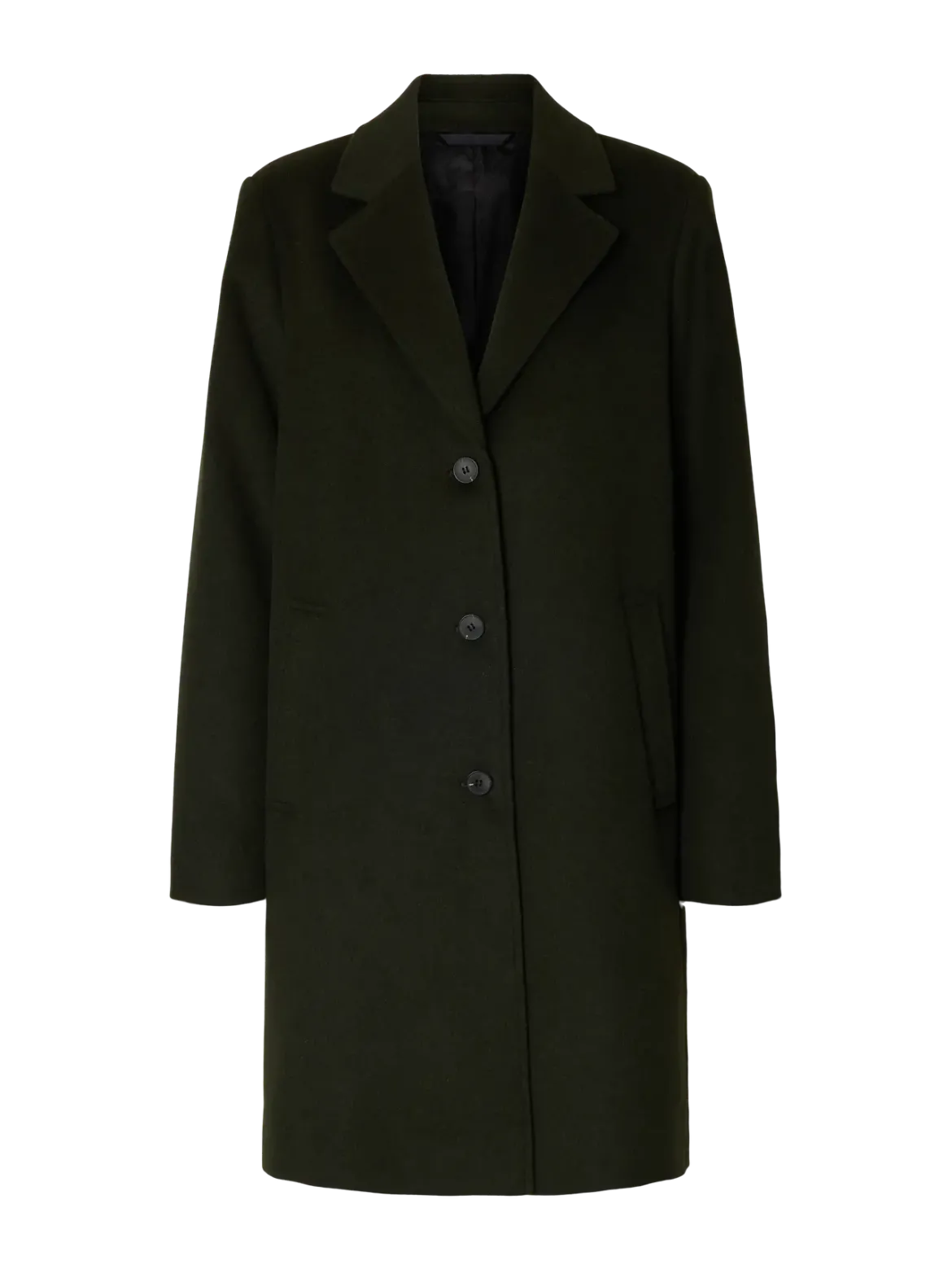 Selected Femme naisten takki, SLFSASJA LANO COAT Deep Depths Melange