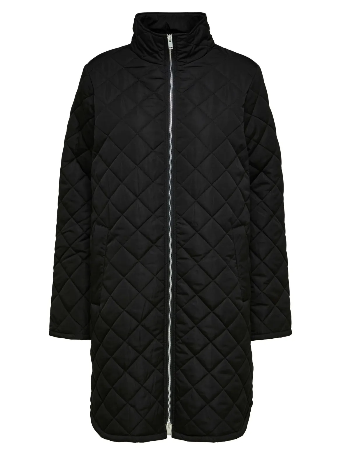 Selected Femme Naisten Tikkitakki SLFFILLY QUILTED COAT B Musta