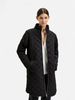Selected Femme Naisten Tikkitakki SLFFILLY QUILTED COAT B Musta