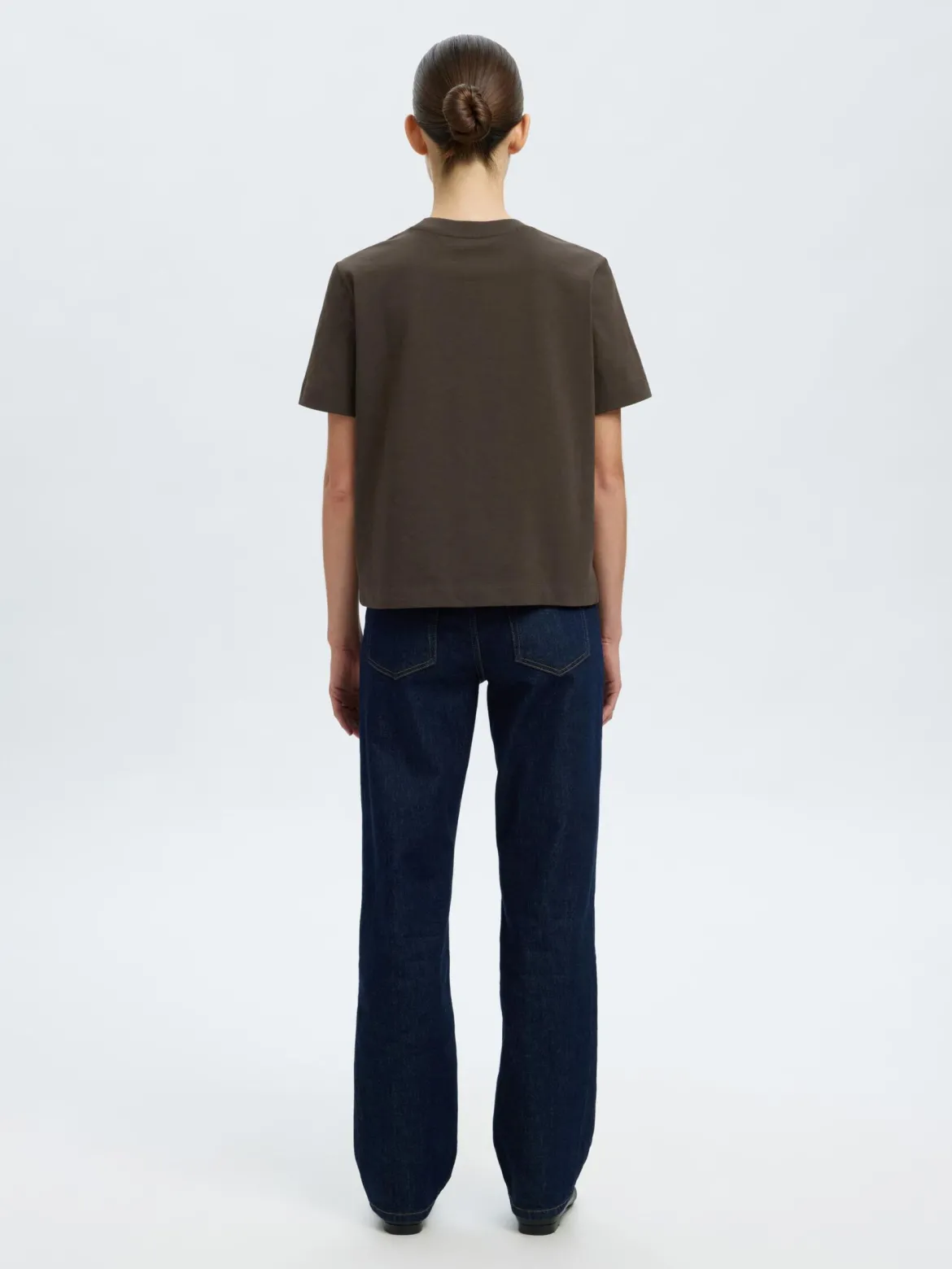Selected Femme naisten T-paita Essential Boxy Tee, Delicioso