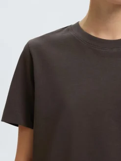 Selected Femme naisten T-paita Essential Boxy Tee, Delicioso