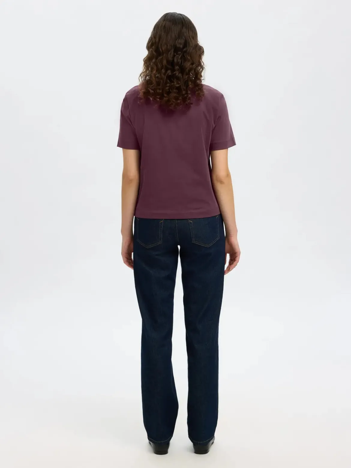 Selected Femme Naisten T-Paita, SLFESSENTIAL SS BOXY TEE NOOS Fig