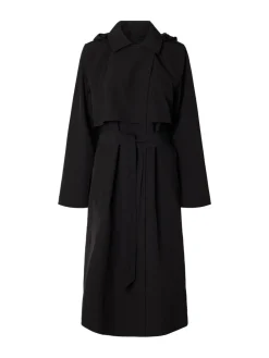 Selected Femme naisten trenssi Aline Tech, musta