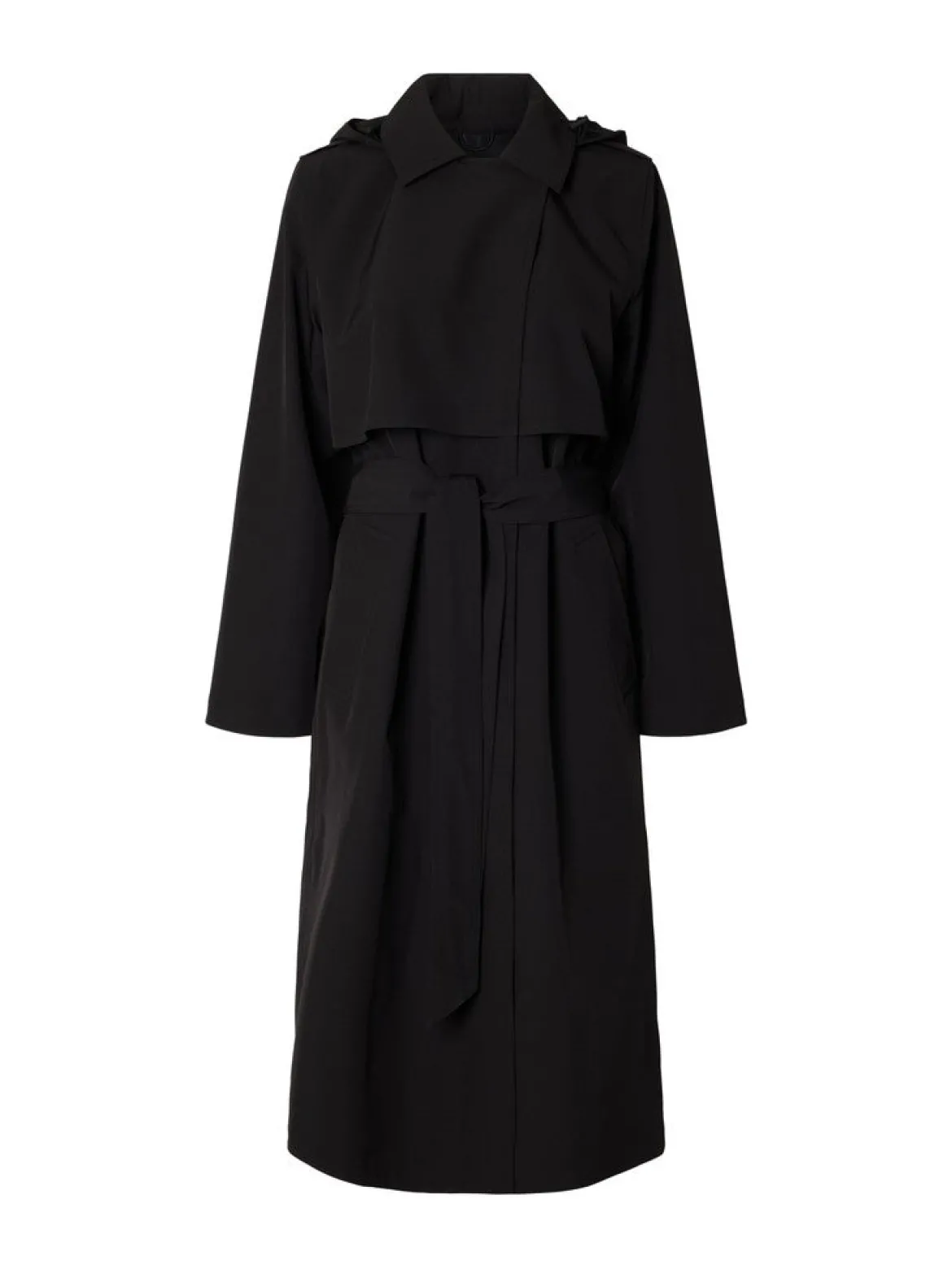 Selected Femme naisten trenssi Aline Tech, musta