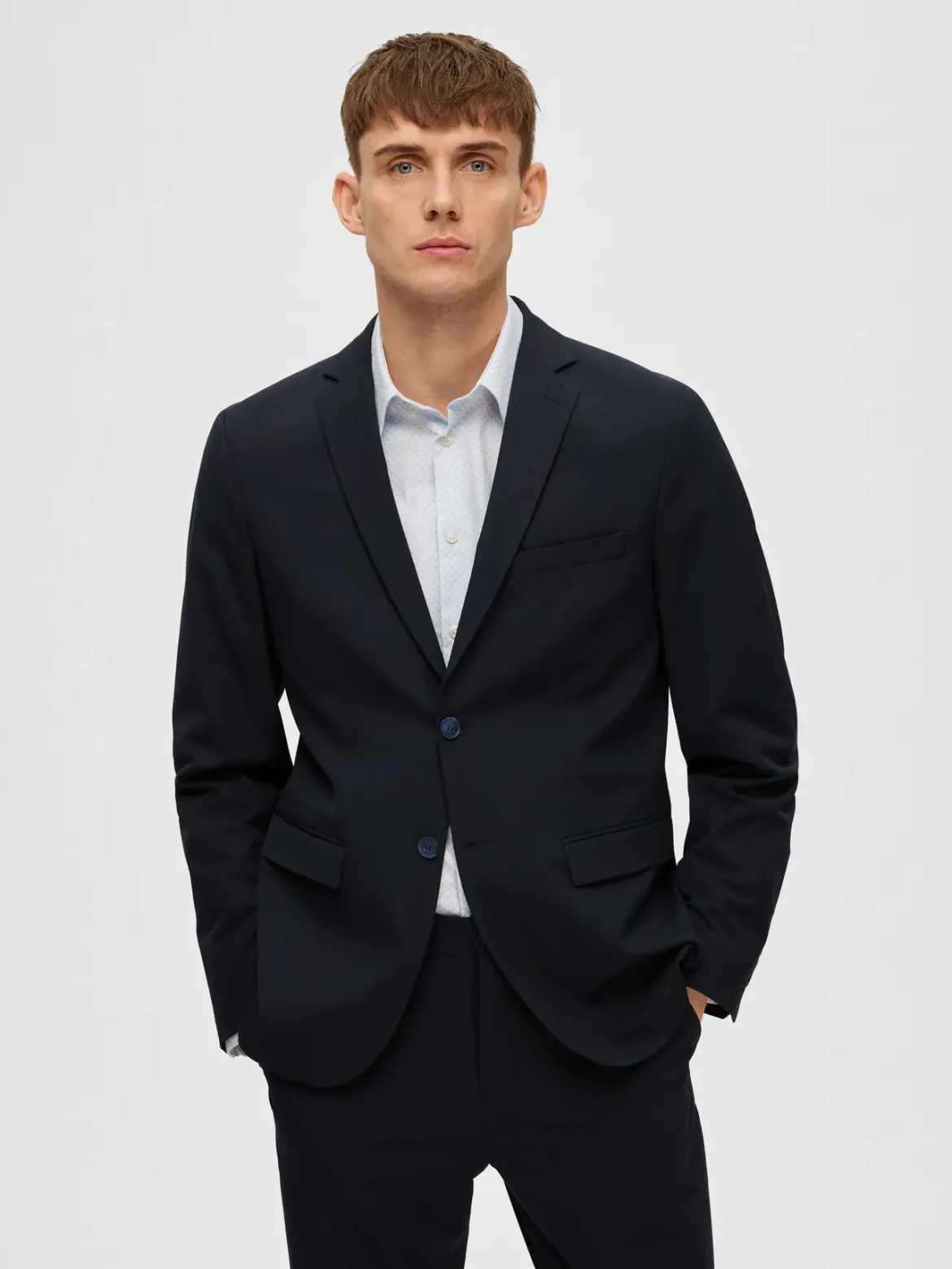 Selected Homme miesten bleiseri Liam BZL Flex NOS, Navy Blazer
