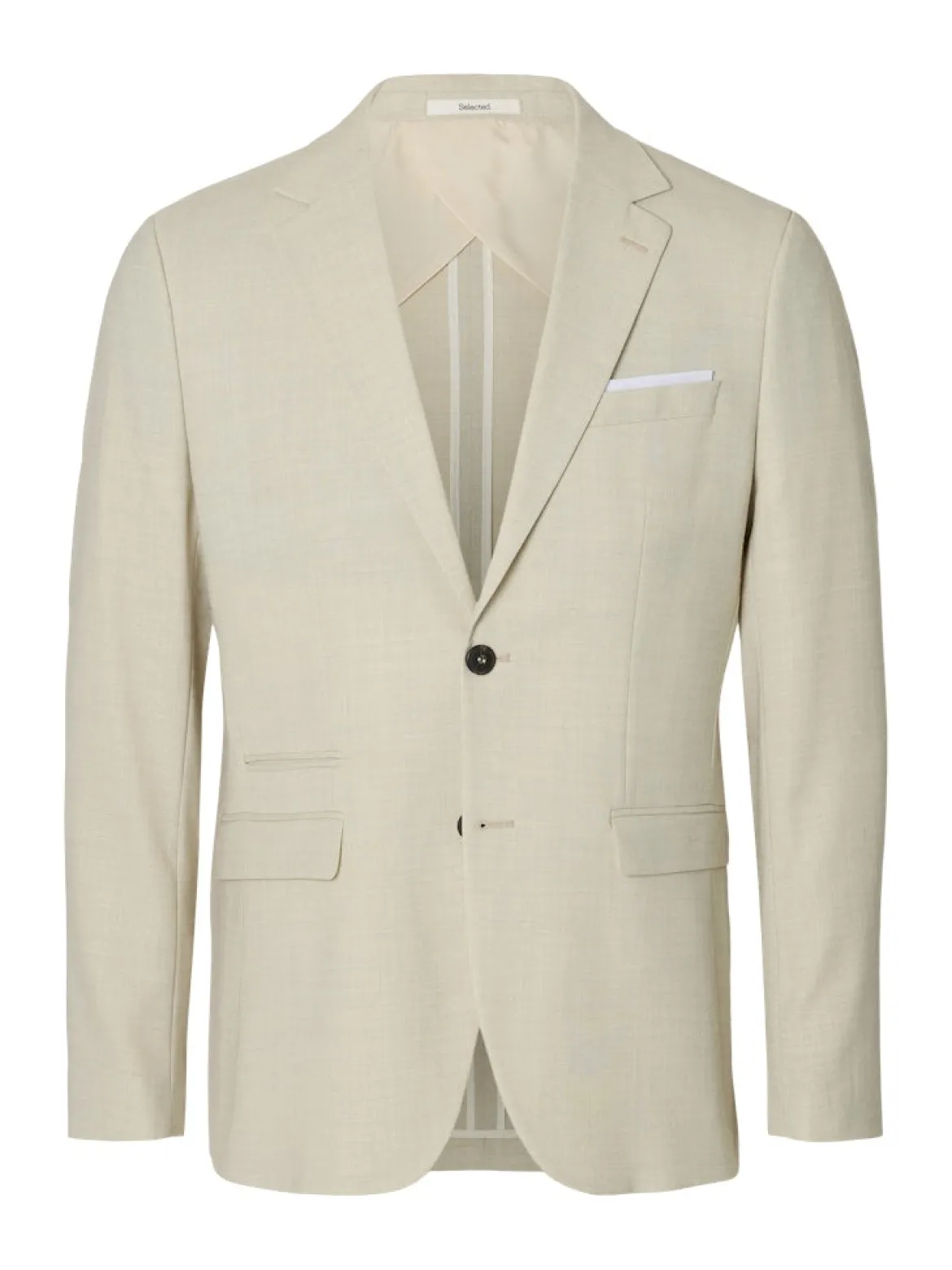 Selected miesten bleiseri SlhSlim Oasis, Egret