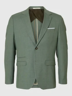 Selected miesten bleiseri SLHSlim-Oasis Linen Blz Noos, Light Green Melange