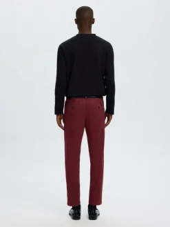 Selected miesten housut Miles, Tawny Port