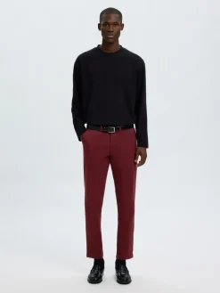 Selected miesten housut Miles, Tawny Port