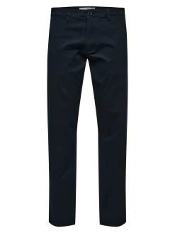 Selected miesten housut New Miles Flex Chino, Dark Sapphire