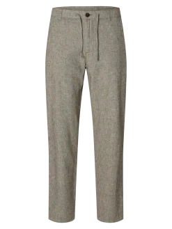 Selected miesten housut SLH172-SLIMTAPE Brody Linen Pant, Delicioso