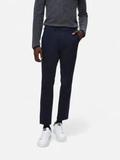 Selected miesten housut Slim Miles Flex, tummansininen