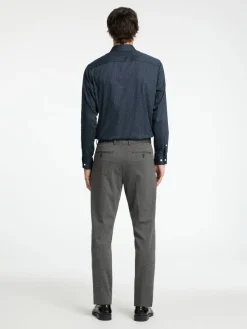 Selected Miesten Kauluspaita, SLIM PERFORMANCE SHIRT Sky Captain White