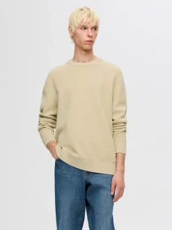 Selected miesten neule K Henny, Putty