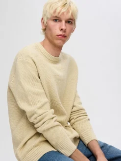 Selected miesten neule K Henny, Putty
