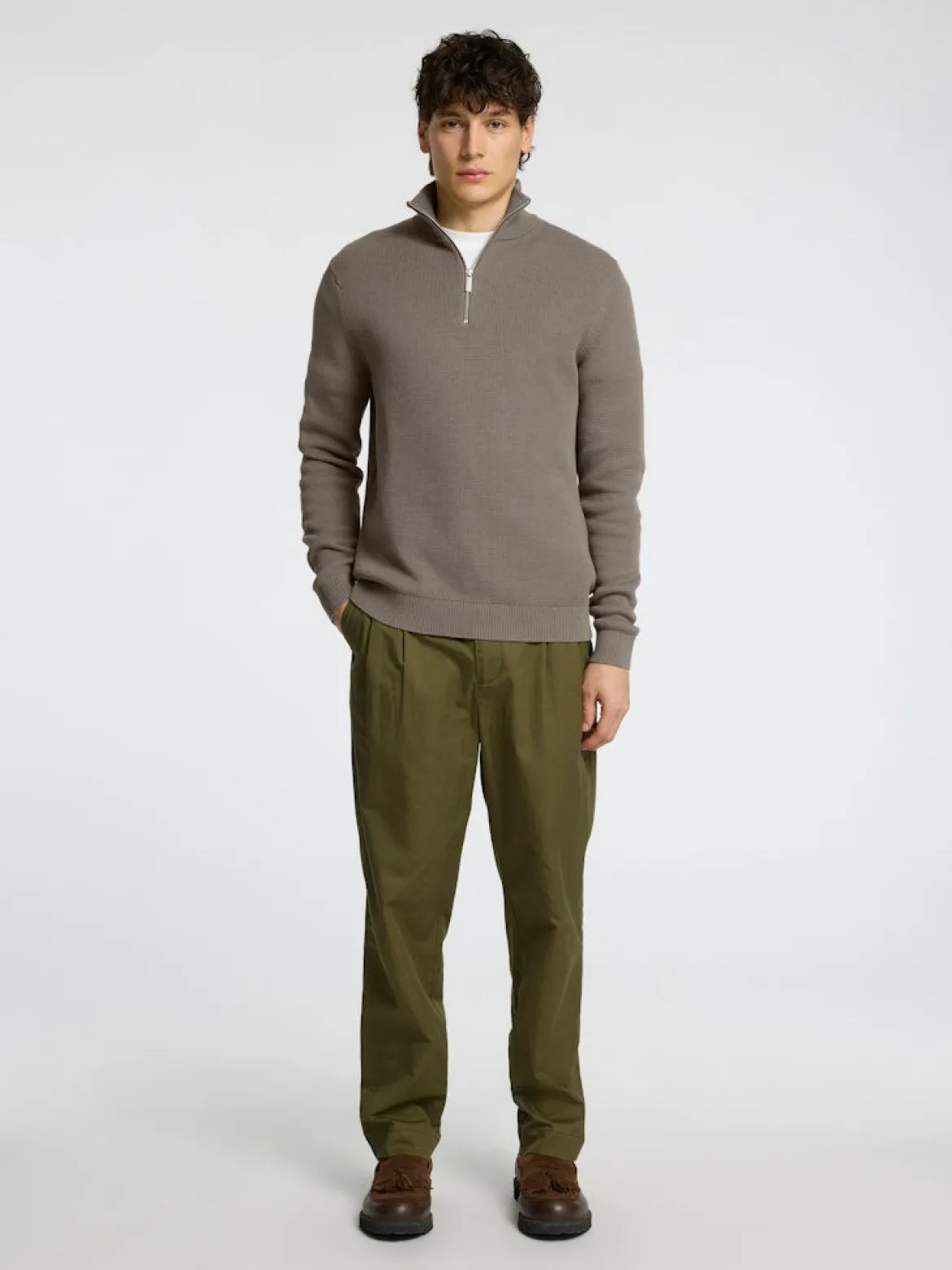 Selected miesten neulepusero Dane, Morel