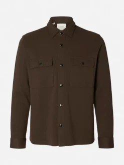 Selected miesten paitatakki Jackie Sweat Jacket, Delicioso