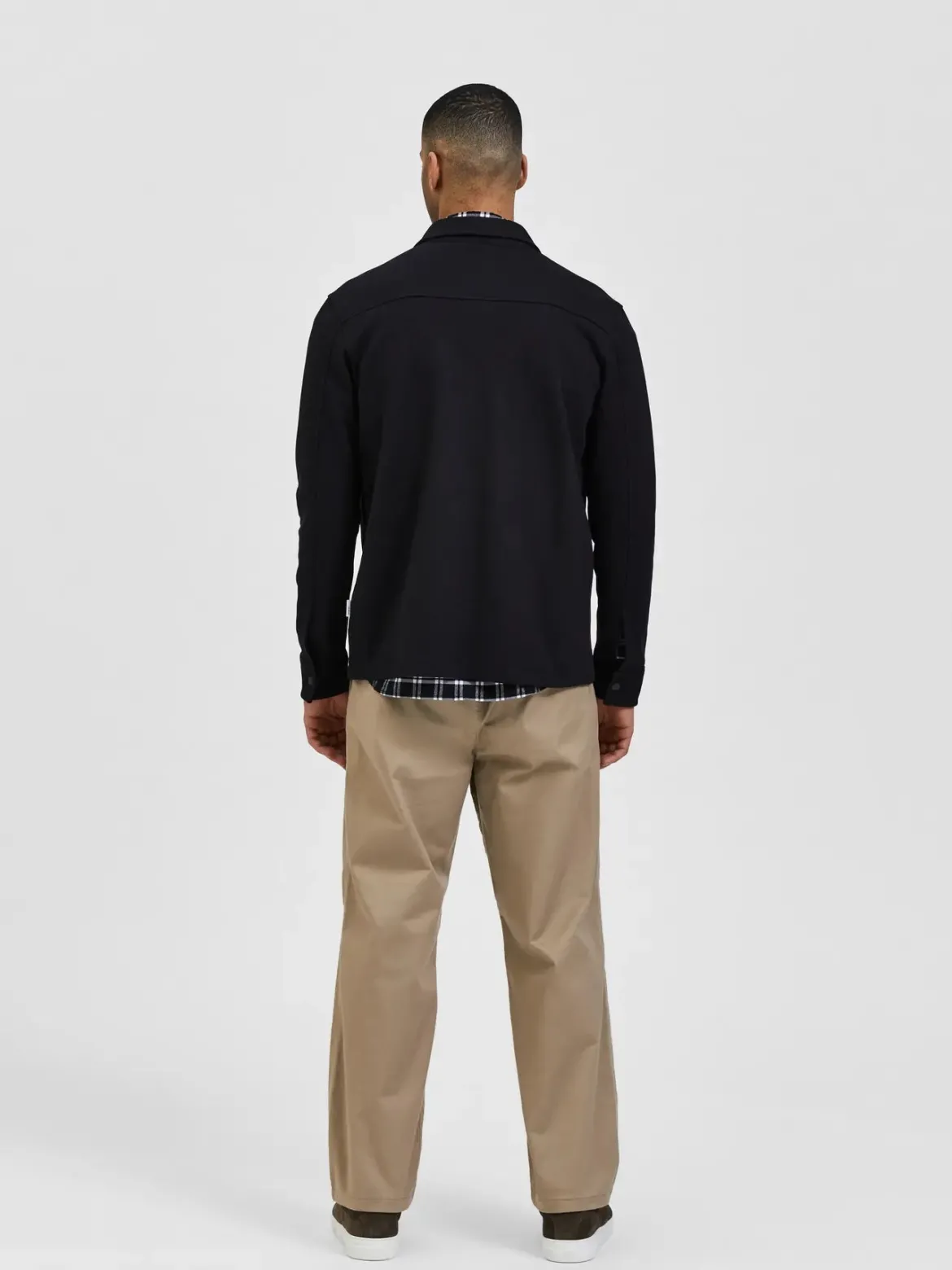 Selected Miesten Paitatakki Jackie Sweat Jacket Black