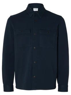 Selected miesten paitatakki SLHJACKIE SWEAT JACKET NOOS, Navy Blazer