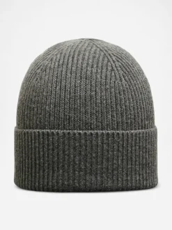 Selected miesten Pipo Mason Merino Beanie, keskiharmaa