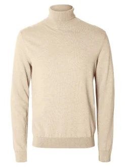 Selected, Miesten Pooloneule, Berg Roll Neck Black