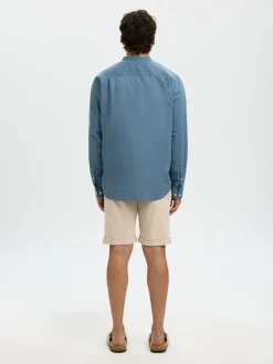 Selected miesten shortsit Luton SlhSlim Flex, Pure Cashmere W. Oatmeal