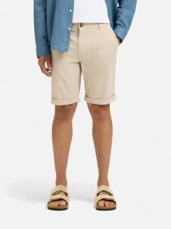 Selected miesten shortsit Luton SlhSlim Flex, Pure Cashmere W. Oatmeal
