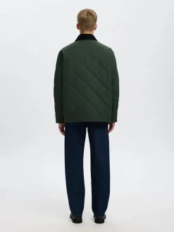 Selected miesten tikkitakki, CARLOS QUILTED JKT Kalamata
