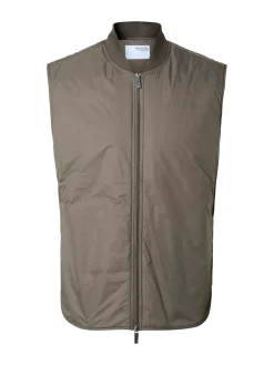 Selected miesten toppaliivi, THOMAS GILET Harmaanruskea