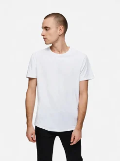Selected, Miesten T-Paita, New Pima SS O-Neck Valkoinen