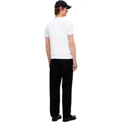 Selected miesten t-paita, ROLAND SS O-NECK Bright White