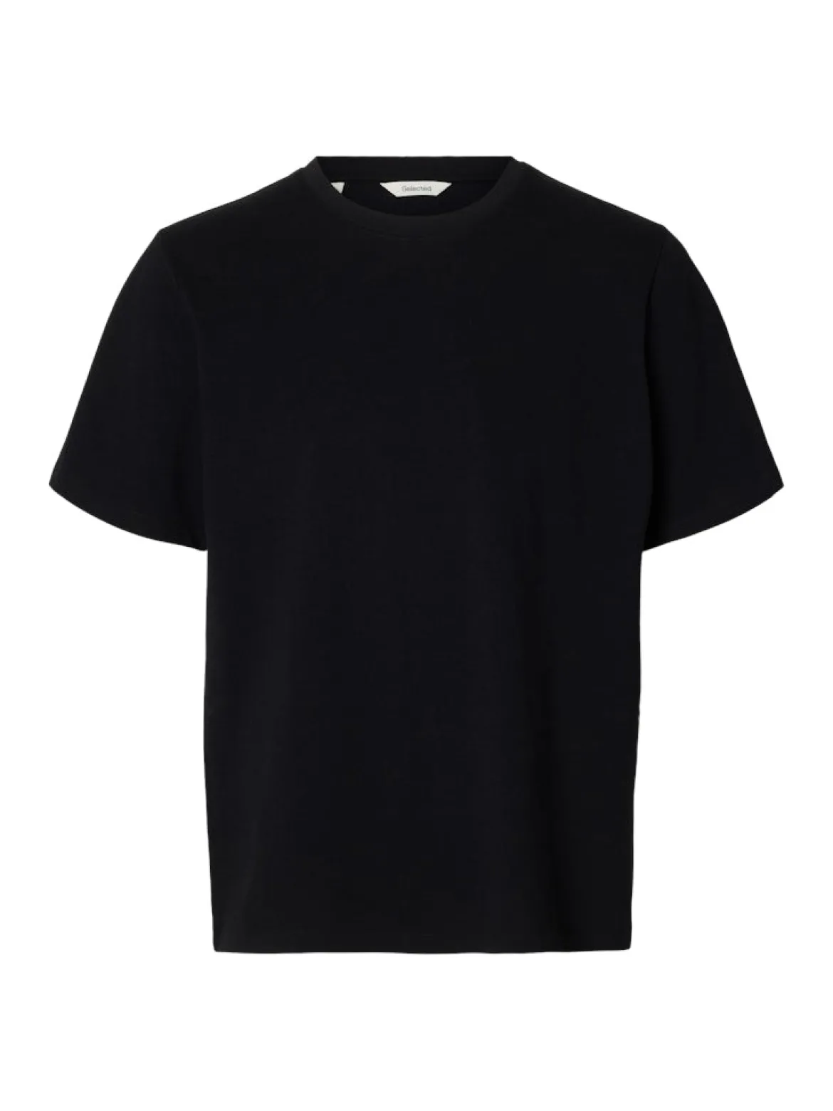 Selected miesten t-paita SLHATLAS SS O-Neck Tee, musta