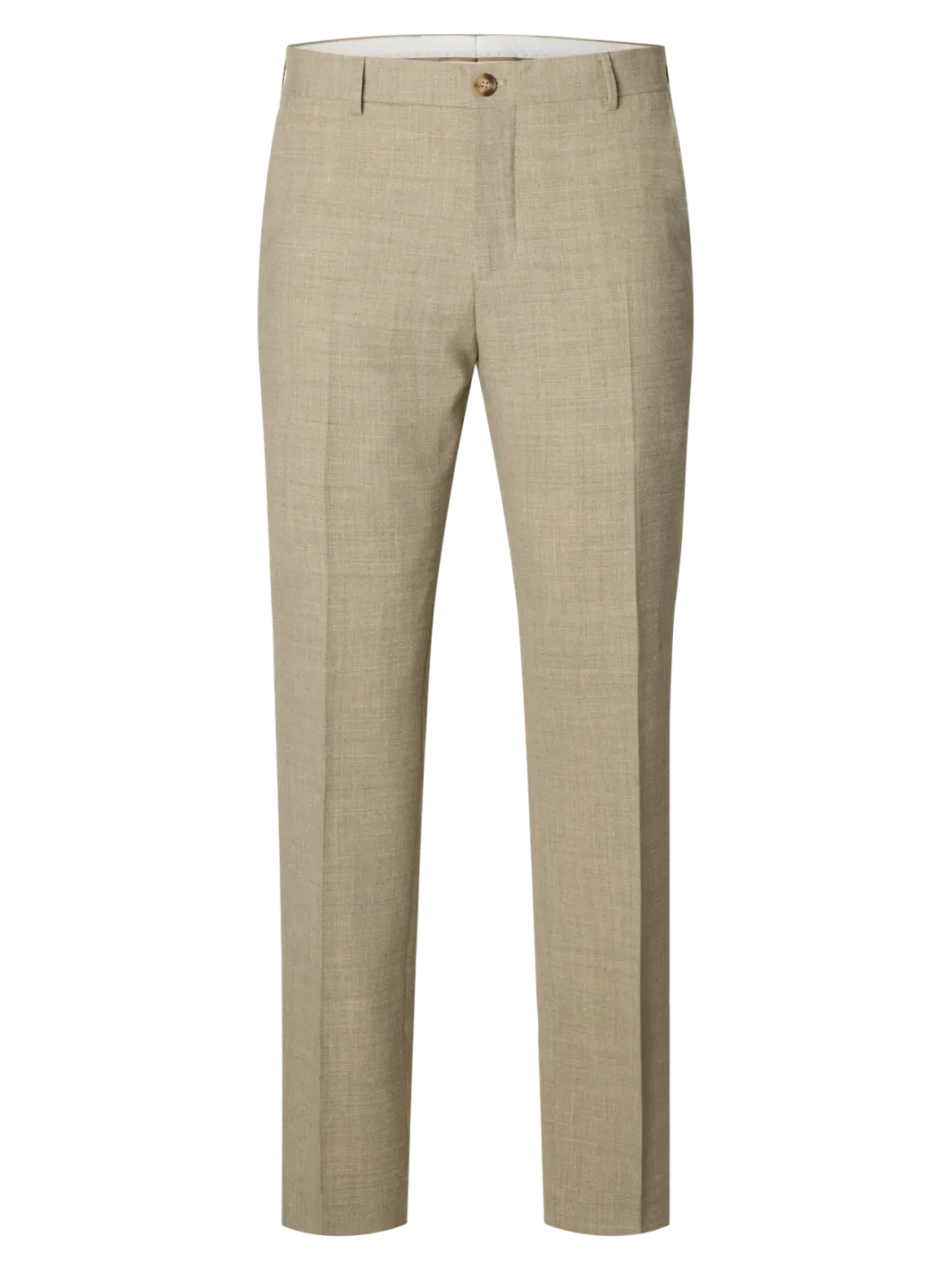 Selected pellavahousut Oasis Linen Trousers, Sand