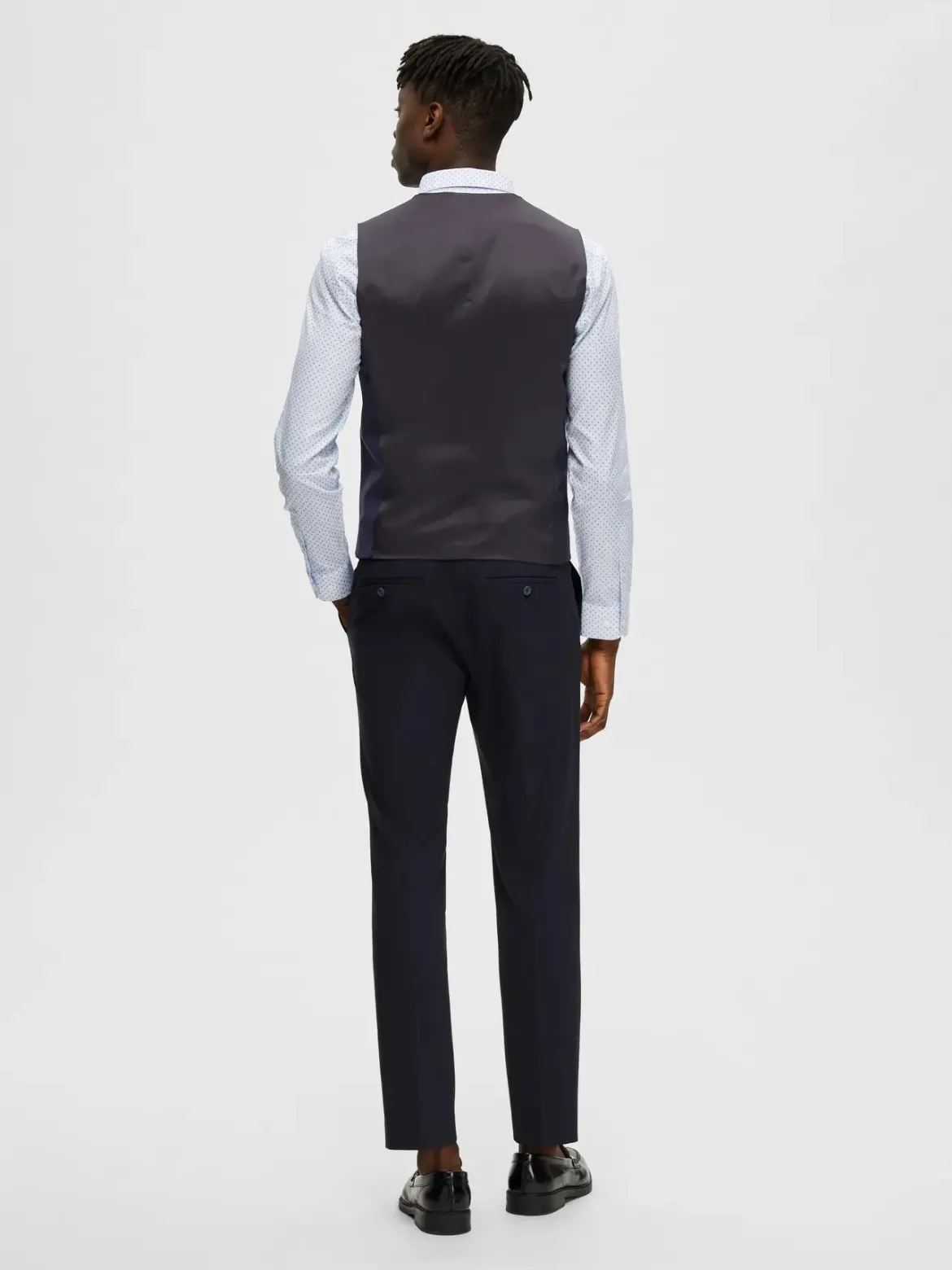 Selected Pukuliivi, LIAM VEST FLEX Navy Blazer