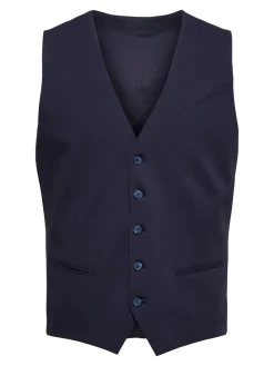 Selected Pukuliivi, LIAM VEST FLEX Navy Blazer