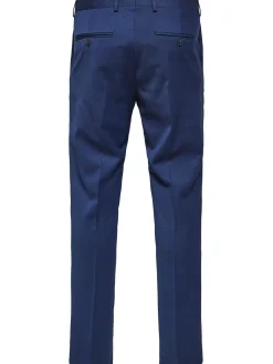 Selected puvunhousut, BILL BLUE SUIT TROUSER Indigo