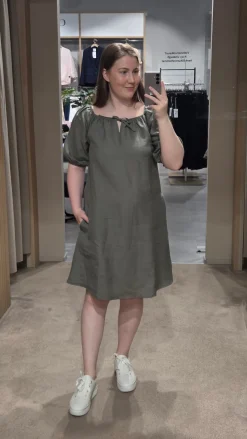 Sinnuu mekko Tokio Pellavamekko, khaki