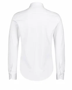 Sinnuu miesten kauluspaita Evolution Non Iron Jersey Cotton Shirt, valkoinen